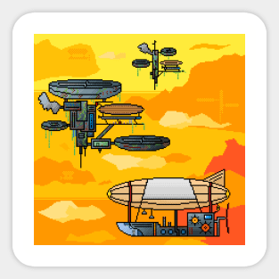 Airship Skys Sticker